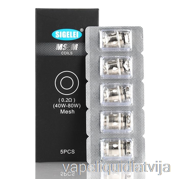 Sigelei Ms Maiņas Spoles 0.2ohm Ms-m Mesh Coils Vape šķidrums